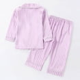 thumbnail image 6 of CAUYDY Kids Girl Pajamas Sleepers for Child Long Sleeve Shirt and Pants 2Pcs Comfy Outfits Set Girls Fall Winter Clothes 5T 6T 7T 8T 9T 10T Sizes 5-6 Years,Purple, 6 of 8