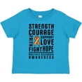 thumbnail image 3 of Inktastic Multiple Sclerosis Awareness Strength Courage and Support Boys or Girls Toddler T-Shirt, 3 of 5