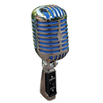 thumbnail image 3 of Professional Dynamic Vintage Classic Mic Old Retro Style Metal Grill Microphone, 3 of 7