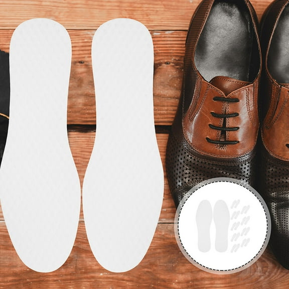 UPOUART Shoe Pads for Women Shoes 20 Pairs White Paper Insoles Inserts