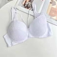 thumbnail image 3 of Bosfbaoi Solid Color Ribbed Nursing Wireless Bralette, Front Button Adjustable Strap Full Support Bra, Soft Breathable Maternity Lingerie for Breastfeeding, 3 of 6