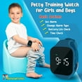 Square Button Training Watch Toilet Training Timer Rechargeable
