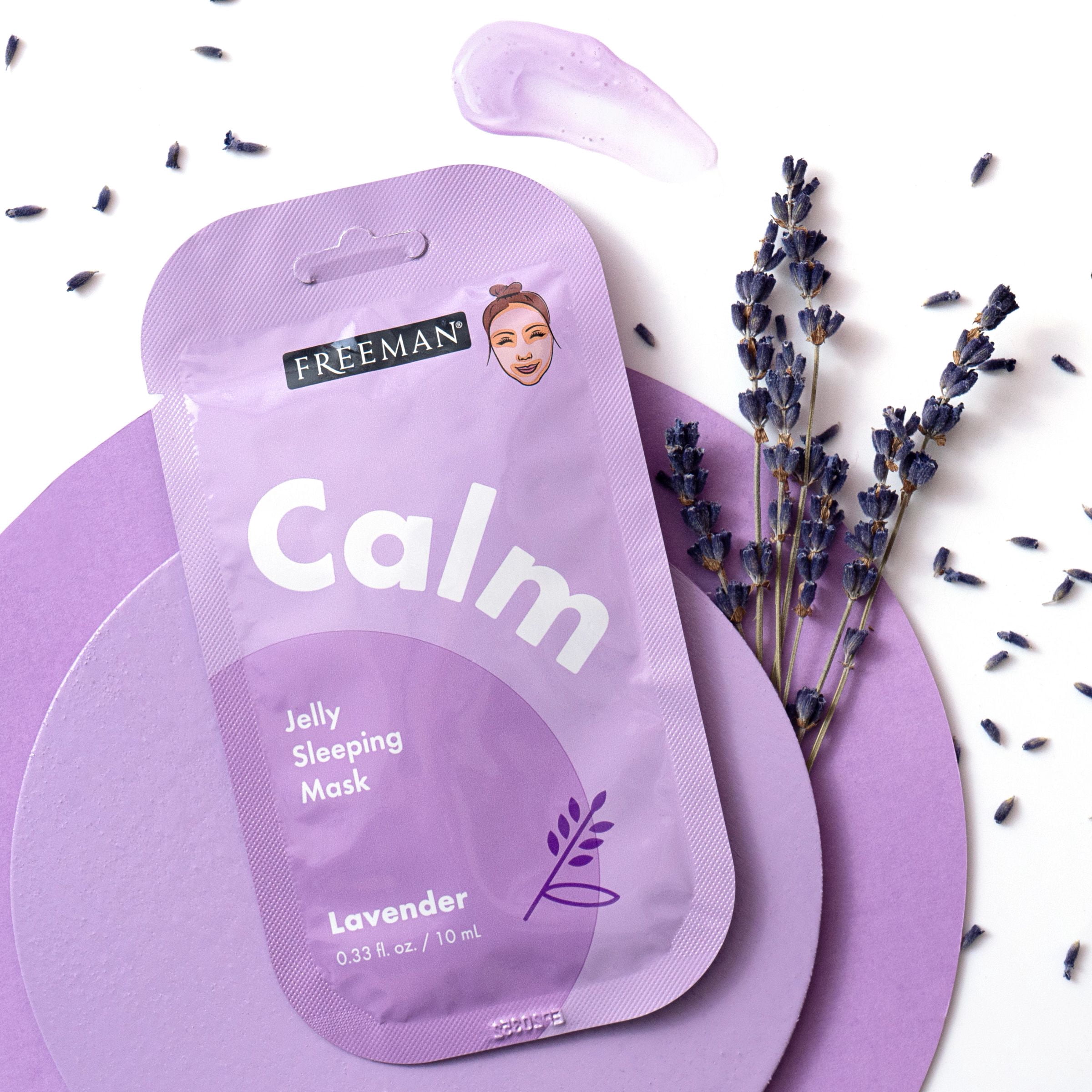 Freeman Calm Jelly Sleeping Facial Mask, Wash-off, for All Skin Types, 0.33 fl. oz., 2 Pack