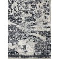 thumbnail image 6 of EORC Ivory / Gray Hand Knotted Wool Transitional Modern Rug, 7' x 9', 6 of 8