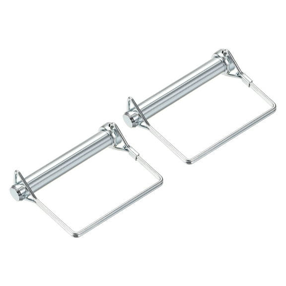 2Pack 1/2" Dia Trailer Coupler Pin, 3-15/16" Long Coupler Pin Shaft Locking Pin, Square Pto Pin