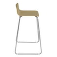 thumbnail image 3 of Ares Café High Stool- Natural/Chrome, 3 of 4