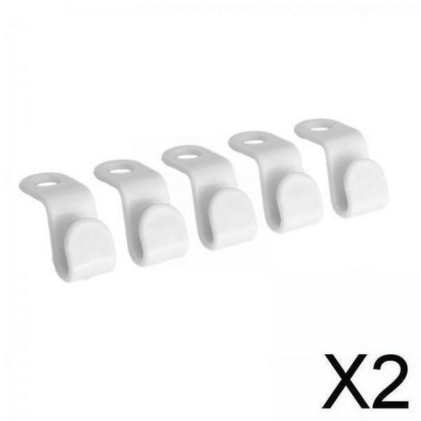 Ganchos Conectores para Colgar Ropa, Clips para Colgar, Material Grueso para Armario, Organizador de Ahorro de Espacio para Corbatas, Abrigos, 2 piezas