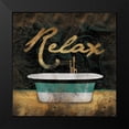 thumbnail image 2 of Grey, Jace 20x20 Black Modern Framed Museum Art Print Titled - Relax, 2 of 5