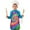 Colorful Rainbow Tie, variant on Rainbow Tie Dye Mandala Pattern Kids Aprons for Girls and Boys,Adjustable Neck Strap Toddler Aprons for Kids Cooking Baking