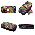 thumbnail image 6 of ZUXONGSY Soccer Colorful Splatter Paint Music Notes Print School Bag Bookbag for Primary Junior School Student 3 PCS Backpack Set with Lunch Box Pencil Case for Boys Girls Kids, 6 of 6