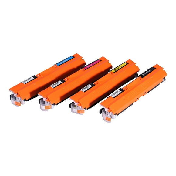 L-ink Compatible HP 126A (CE310A, CE311A, CE312A, CE313A) Toner Cartridge Set (BK, C, M, Y)