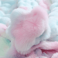 thumbnail image 4 of Faux Rabbit Fur Throw Blanket- 60" x 80" inches, Soft Fluffy Cozy Warm Fuzzy Machine Washable, Durable Luxurious Blanket for Couch and Bed - Teal C79, 4 of 6