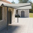 thumbnail image 1 of vidaXL Awning Post Set Anthracite 450x245 cm Iron, 1 of 4