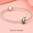 thumbnail image 2 of ROSIANNA 925 Sterling Silver Charm for Charm Bracelets Rabbit Easter Egg Bead Charms Women Bracelet Charm, 2 of 5