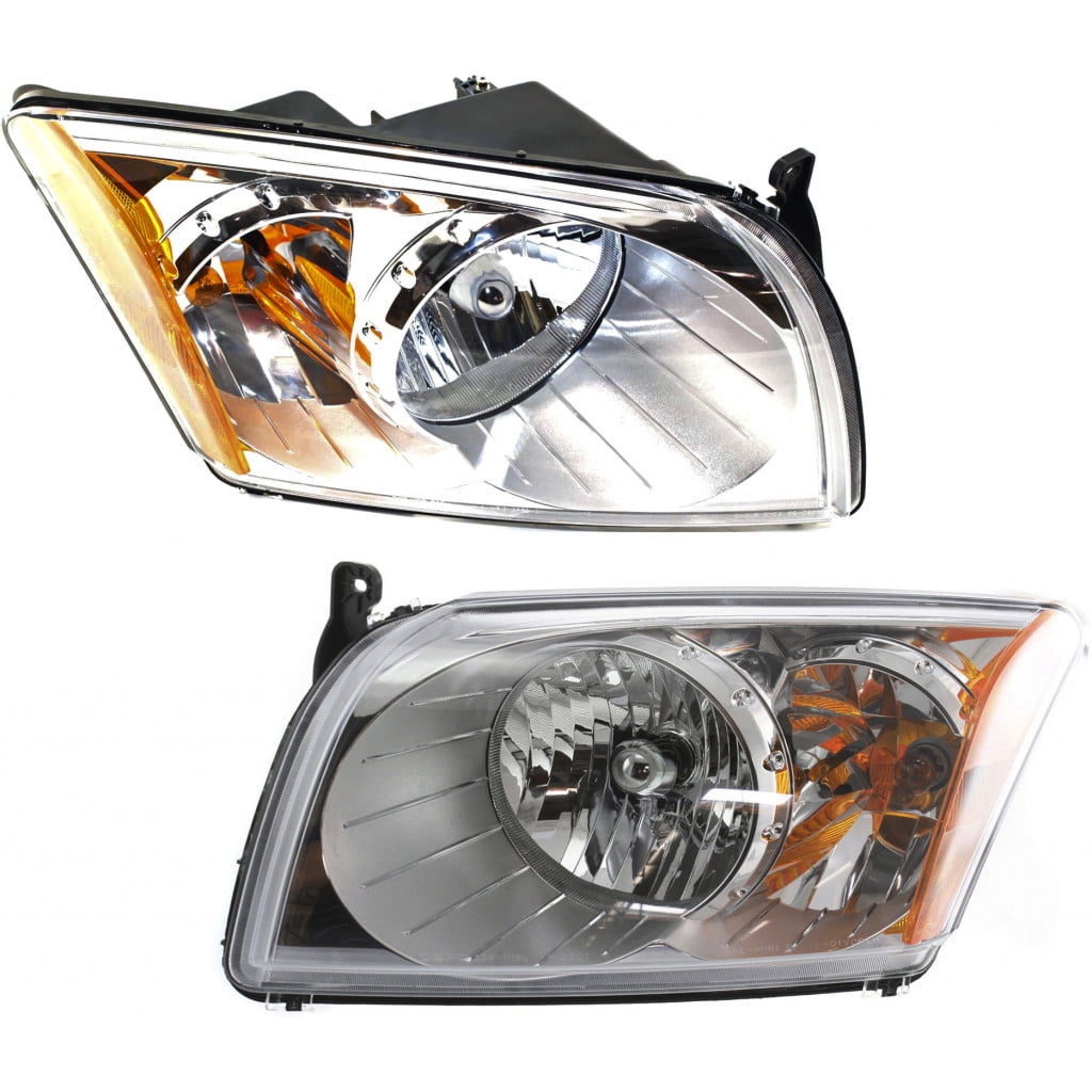 For 20072012 Dodge Caliber Headlight DOT Certified Bulbs Included