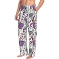 thumbnail image 3 of Kdxio Fairy Flower Print Men's Sleep Pajama Pant Lounge Pants with Pockets, 3 of 8