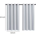 thumbnail image 5 of 1 Panel Cortina Exterior E Interior Bloqueador Solar Privacidad Cortinas con Ojales para Pérgola Porche Pabellón Jardín Césped Pasillo, 132 * 213 Cm, Verde, 5 of 5