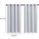 thumbnail image 5 of 1 Panel Cortina Exterior E Interior Bloqueador Solar Privacidad Cortinas con Ojales para Pérgola Porche Pabellón Jardín Césped Pasillo, 132 * 213 Cm, Verde, 5 of 5