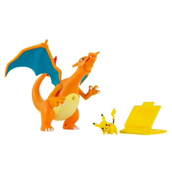 Pokémon Battle Feature Figure 2-Pack - Charizard & Pikachu, Pokémon Battle Feature Figures!