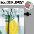 thumbnail image 5 of Kitchen Curtains 36 Inch Short - 3 Panel Set Watermelon Print, Rod Pocket Window Curtains 100% Polyester, Tropical Fruit Valance for Farmhouse, Cafe, Living Room, Bedroom, Easy Wash, 5 of 6