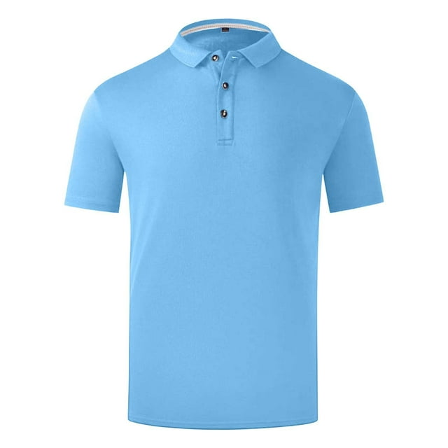 CFLVAEK Women's Business Shirts 3 Button Short Sleeve Summer Tops Dressy Work Collared Formal Tee