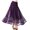 Purple, variant on HAORUN Women Ruffle Dance Skirt Sequin Ballroom Dancewear for Tango Practice