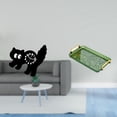 thumbnail image 2 of Reloj de pared con forma de gato, silencioso, sin , decorativo, de acrílico, rectangular, con asa, ideal para dormitorio, baño o sala de estar., 2 of 8