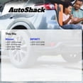 thumbnail image 3 of AutoShack Front Brake Rotors & Calipers for Nissan, TITAN 2008-2015, 2017-2024, 4WD RWD V8 5.6L - Coated Drilled & Slotted - Silver Matte Finish - TurboGuard - 13.77" (349.7 mm), 6-Lug, 3 of 5