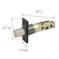 thumbnail image 6 of Design House Emblem Infinity 6-Way Universal Deadbolt Latch, Oil Rubbed Bronze, 6 of 13