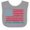 Heather and White, variant on Inktastic My 1st Memorial Day American Flag Boys or Girls Baby Bib