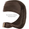 thumbnail image 5 of GFDYREE Extensions de Cheveux à Ruban pour Femmes, 20 Pcs 50g 18 Pouces Brun Clair Foncé Extensions de Cheveux à Ruban Cheveux Humains Rallonge Cheveux Humain Lisse Extensions de Cheveux Invisibles Vrai Hum, 5 of 5