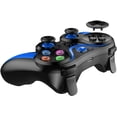 thumbnail image 2 of Mobile Controller for The Most Games, Mobile Gamepad Wireless Game Controller Joystick for Android/iOS, Key Mapping, Shooting Fighting Racing Game-NO Supporting iOS 13.4 or abover (Blue-Black), 2 of 7