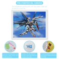 thumbnail image 6 of Diamond Art Kits for Adults - Mobile Suit Gundam Full Drill Diamond Arts for Beginners, Round 5D Paint with Diamonds Gem Art Painting Kits for Home Wall Decor Gifts 16"x20", 6 of 8