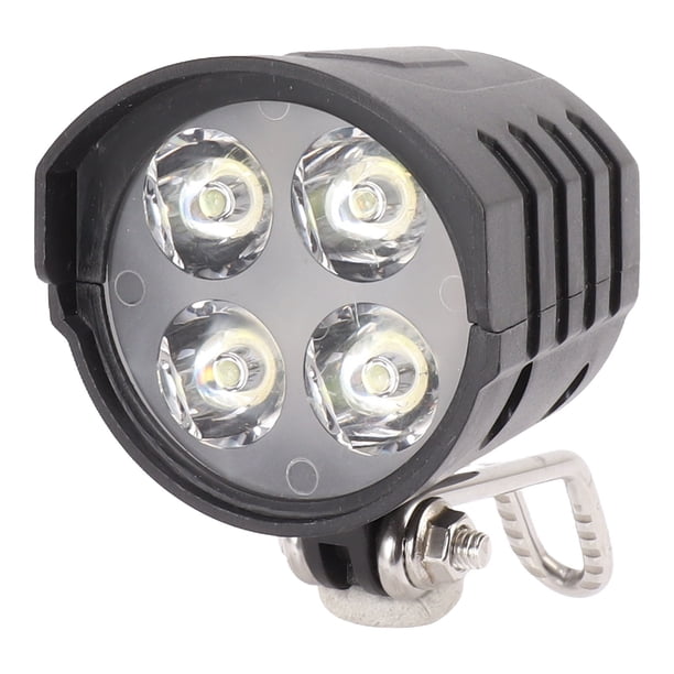Luz delantera para bicicleta eléctrica, luz delantera para bicicleta eléctrica, luz delantera LED para bicicleta de 12 W, luz delantera LED de seguridad para bicicleta, instalación sencilla