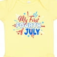 thumbnail image 4 of Inktastic My First Fourth of July- Red, White, and Blue Fireworks Boys or Girls Baby Bodysuit, 4 of 5