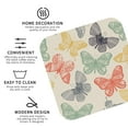 thumbnail image 4 of Kll Square Drink Coasters Set Of 4,Pu Leather Absorbent Coasters Set Decorative Coffee Cup Coasters Housewarming Gift For Home Decor-Butterfly, 4 of 9