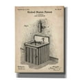 thumbnail image 1 of Epic Graffiti "Soap Dispenser Blueprint Patent Parchment" Giclee Canvas Wall Art, 12"x18", 1 of 3