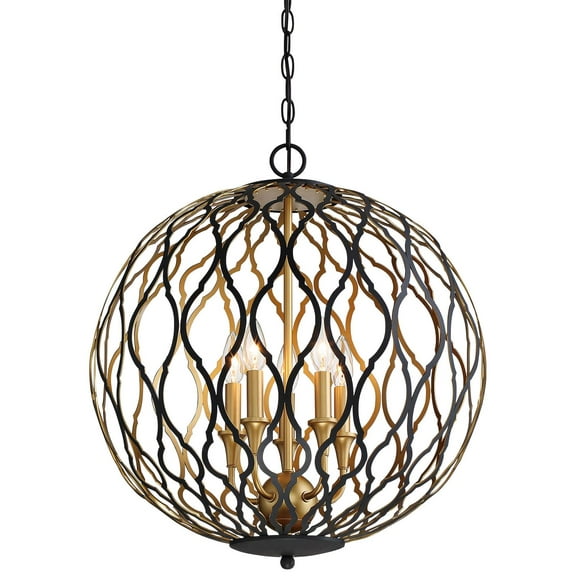 5 Light Pendant 23.75 Inches Tall By 20 Inches Wide     -Traditional Installation Minka Lavery 2405-680