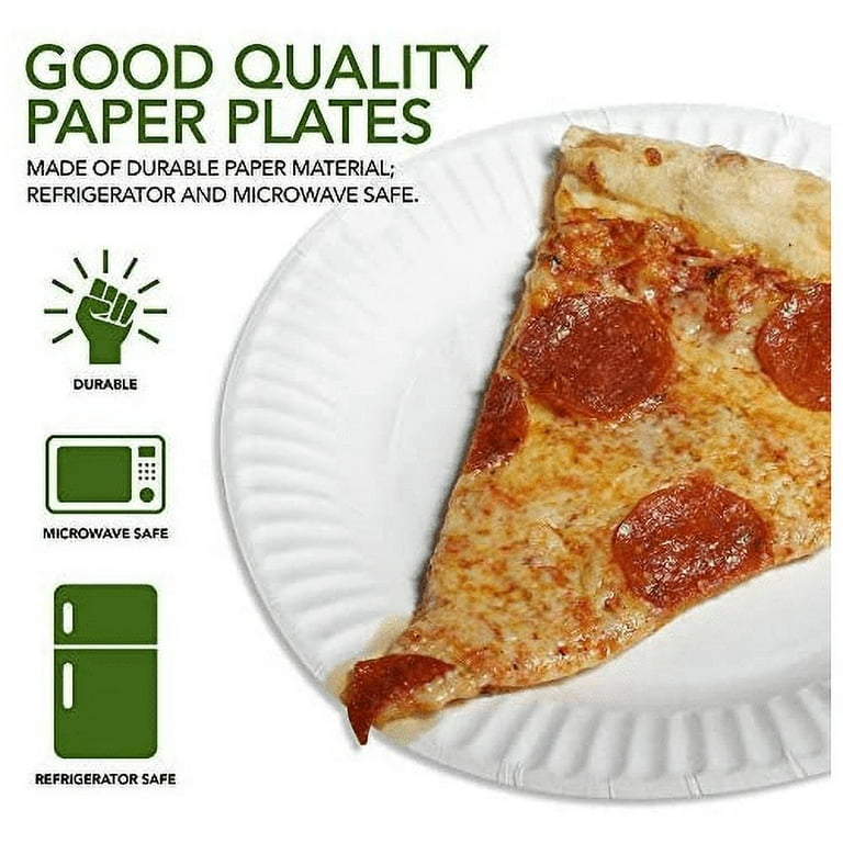 Buy Paper Plates - 9 Heavy-Duty, White - 500pk (53BXPPW102)