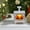 White, variant on Christmas LED Imitation Flame Light, fireplace shaped small night light with warm glow, safe energy efficient, festive holiday decor for living room bedroom