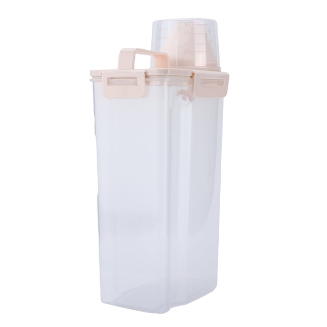 Dog Food Storage Bucket, Pet Food Container Translucent For Storaging Pet Food
