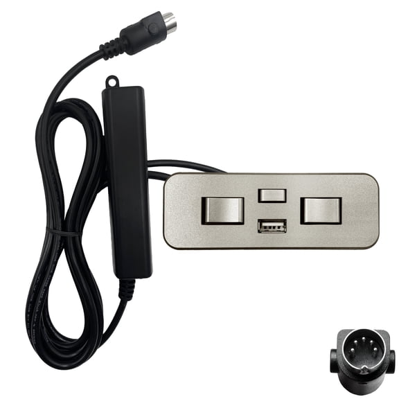 Power Recliner Kaidi 5 Button 5 Pin Switch Hand Control Controller Model KDH134F-002 with USB Port