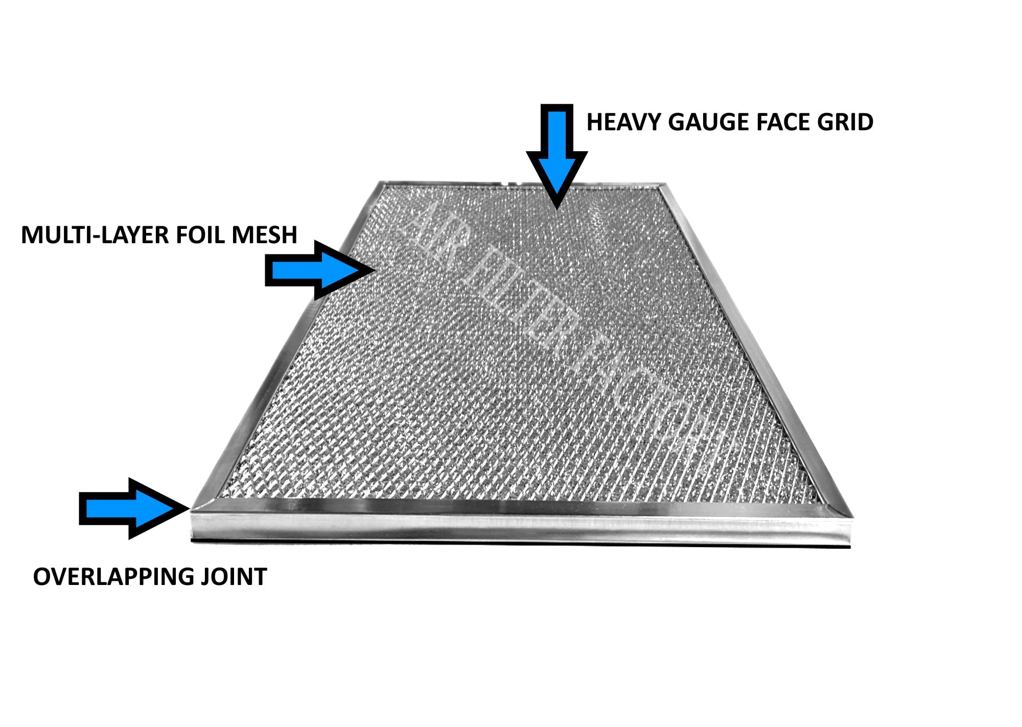 Air Filter Factory Replacement for BPS1FA36, 99010300E Broan Aluminum Grease Range Hood Filter 2-Pack