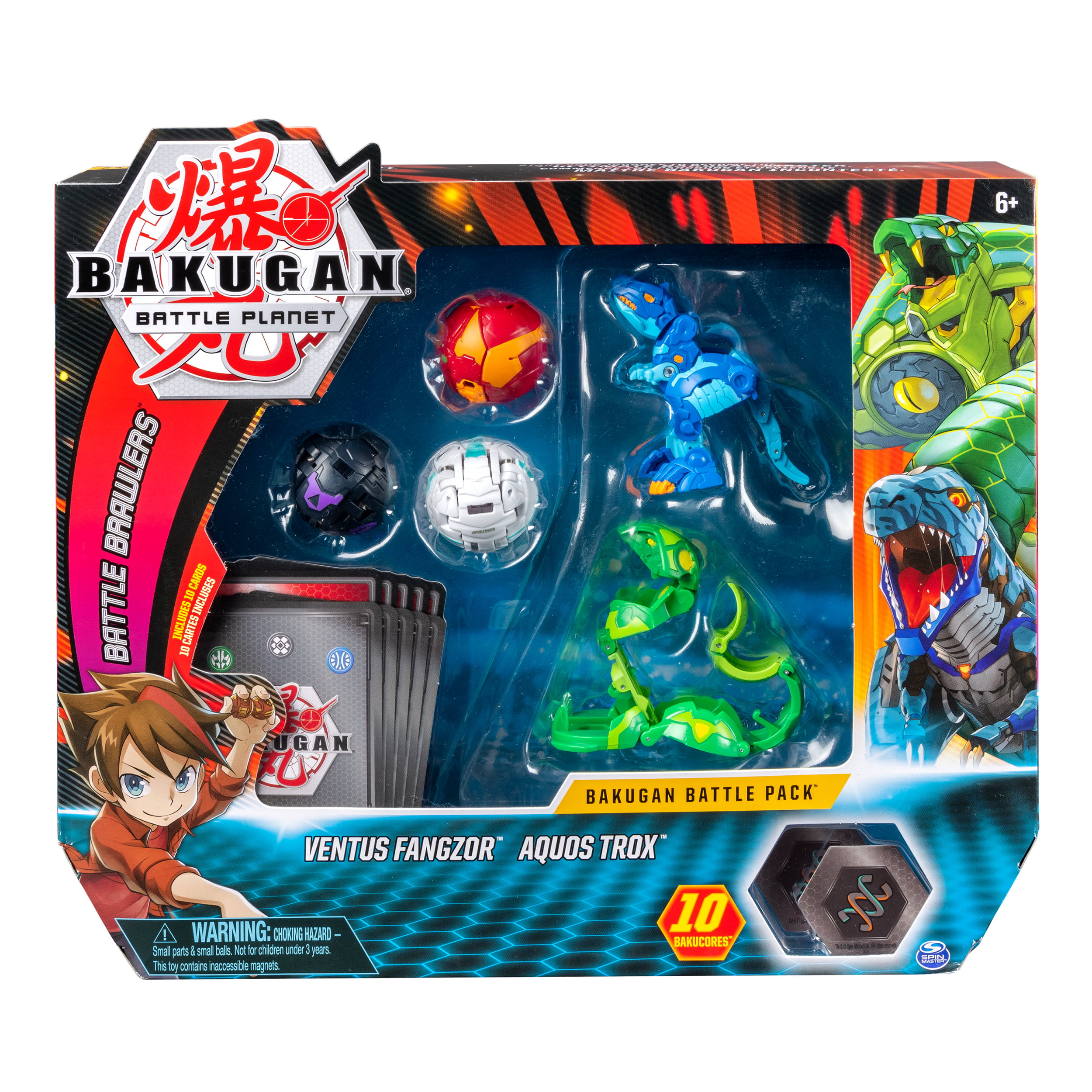 Bakugan Battle planet battle pack figures and card set