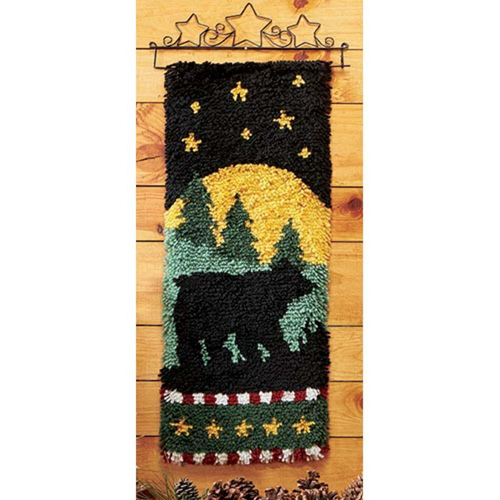 Herrschners® Bear Silhouette Latch Hook Kit