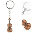 thumbnail image 3 of Llavero de violín multifuncional, adorable llavero con temática musical para fiesta, novedoso llavero de violín, colgante de violín, 3 of 8