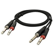 SKP Pro Audio IPPM-6.2 Audio Cable Connector 2 x 1/4" Mono Plug 0.9 m (2.9ft)