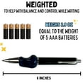 thumbnail image 4 of The Pencil Grip Heavyweight Ballpoint Pen with Grip, Ergonomic and Best Pens for Smooth Writing, 2.4 oz- TPG-651, 4 of 5