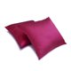 thumbnail image 2 of Fundas de almohada lisas HomeCentric en color magenta (paquete de 2), 65 x 65 cm (26 x 26 pulgadas), fundas de almohada europeas, fundas de almohada decorativas de seda artística lisas y lisas,, 2 of 5