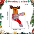thumbnail image 3 of Décorations de Noël Rideau Extérieur Produits de Décoration de Noël Rideaux pour la Maison Boucles Décoratives Fermoirs pour Poupées Décoration de Vitrine Rideaux en Polyester, 3 of 9